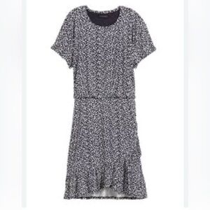 BANANA REPUBLIC FLOUNCE-HEM T-SHIRT DRESS